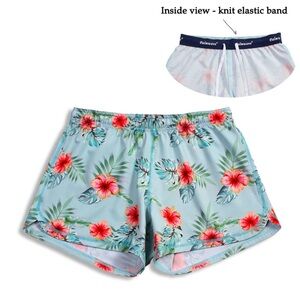 Palm Wave Ladies X-Large 4-way stretch comfort waist shorts 0034